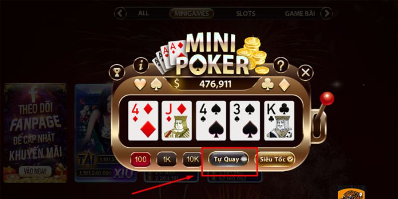 Giới thiệu tổng quan về tựa game Mini Poker