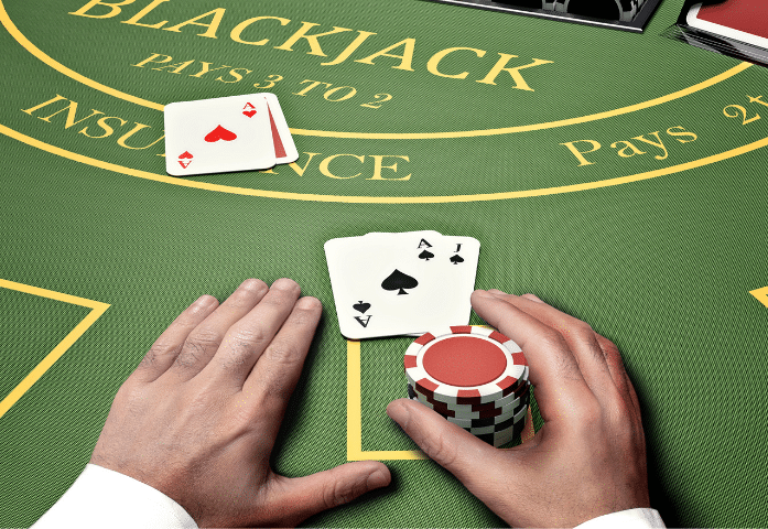 Các hành động cược được làm khi tại blackjack F8bet