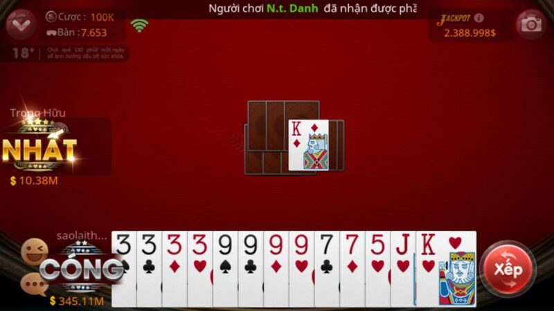 Phổ biến luật chơi Tiến Lên F8bet